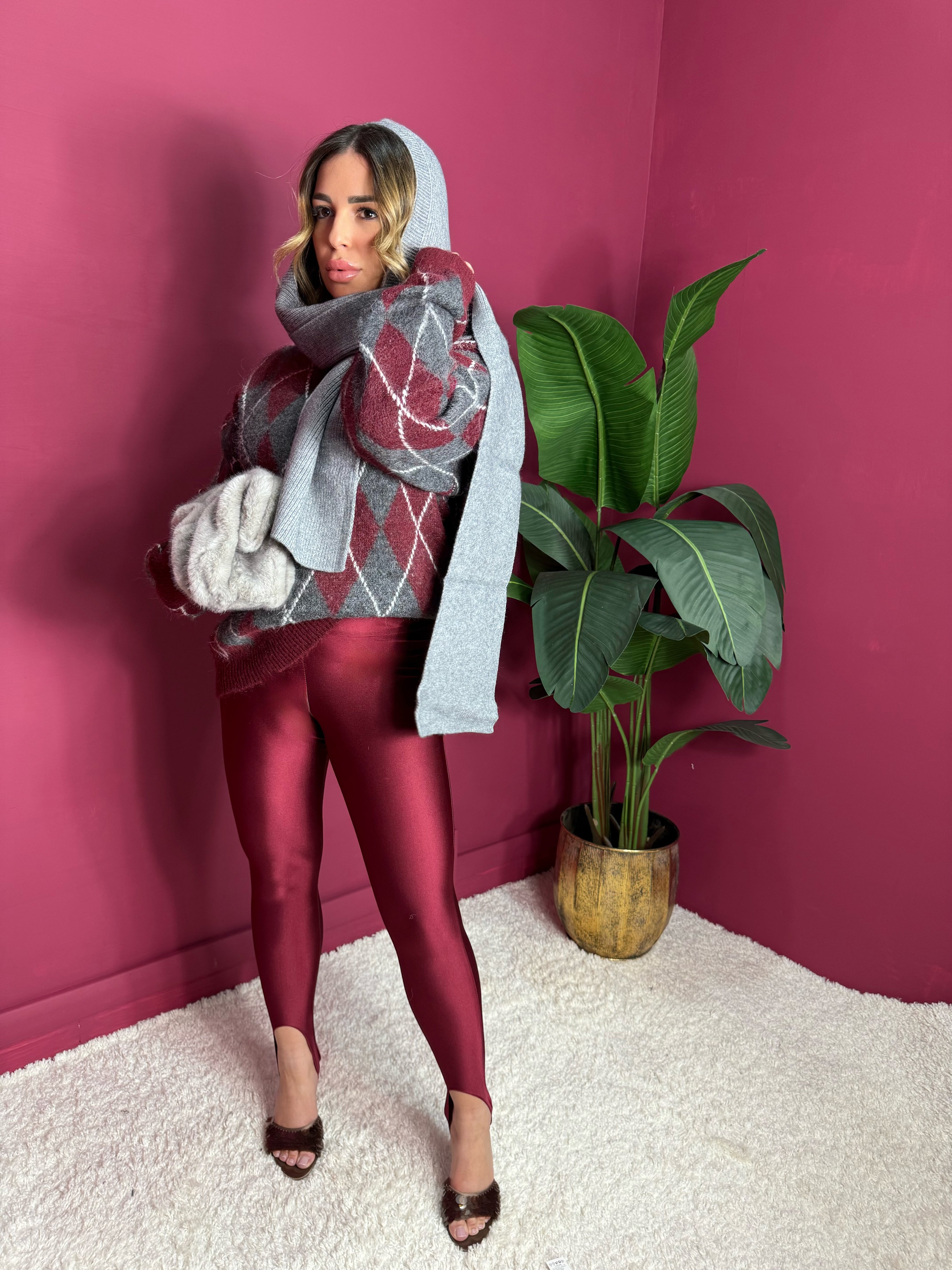 Leggins Bordeaux Ghette