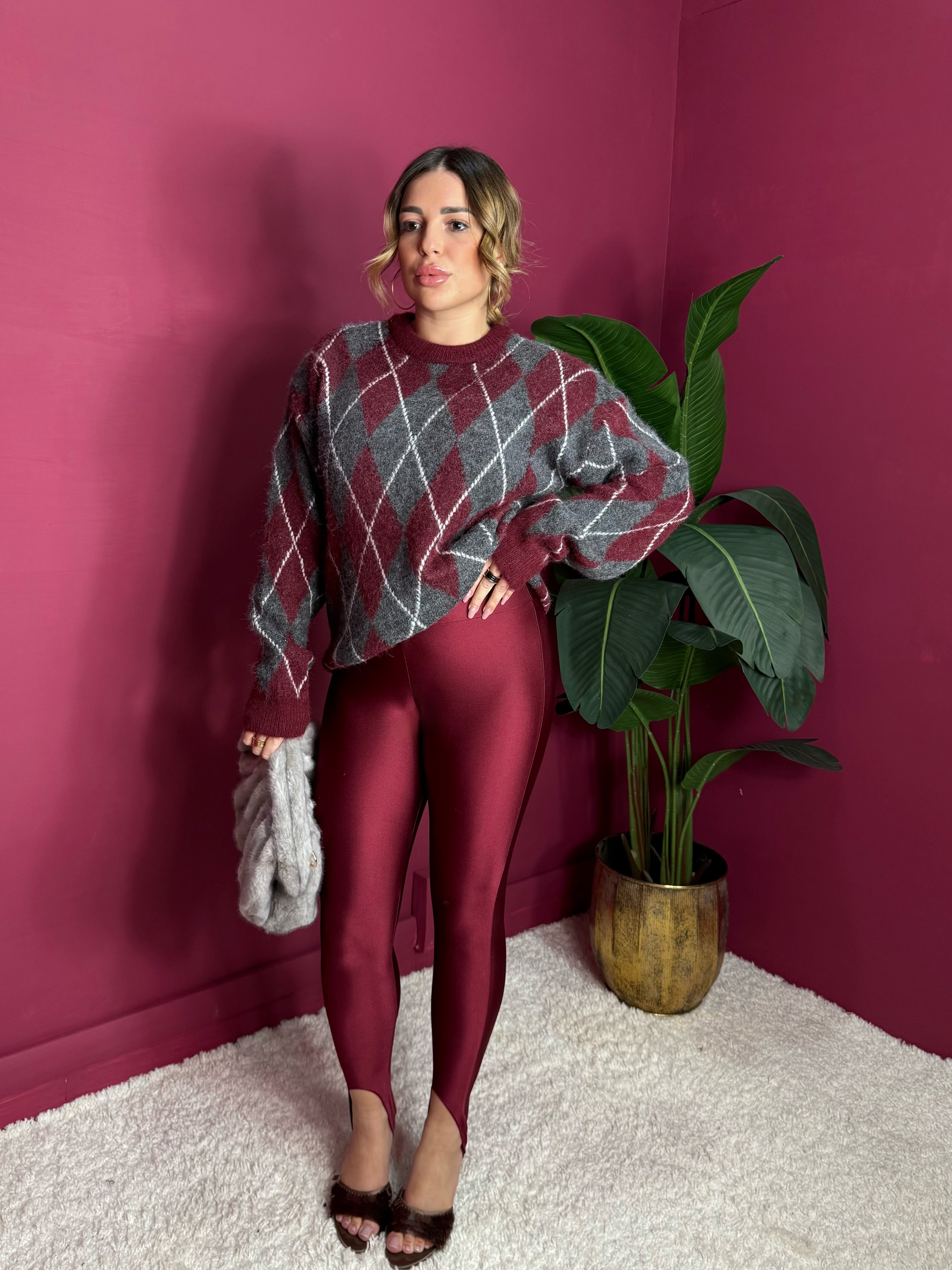 Leggins Bordeaux Ghette