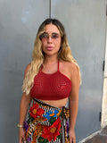 Top Uncinetto Glitter