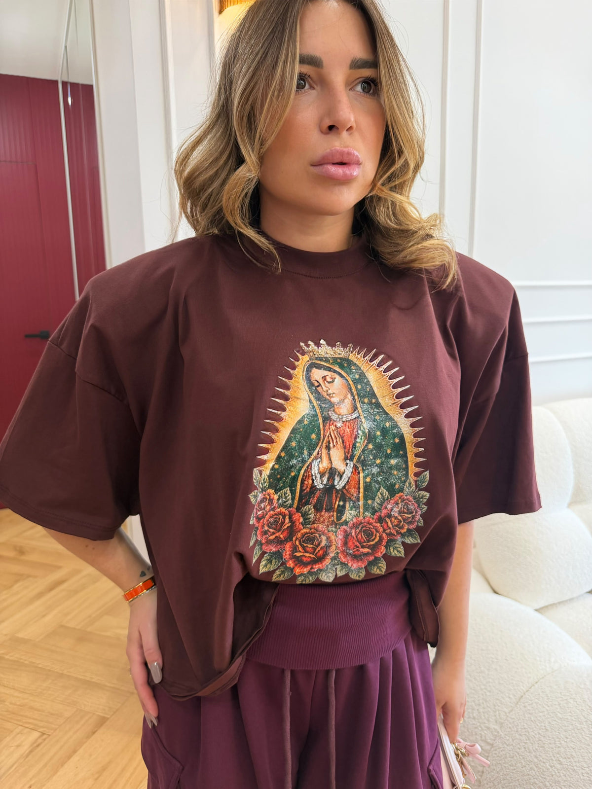 Shirt Over Madonna