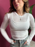 Shirt Canotta Bianca