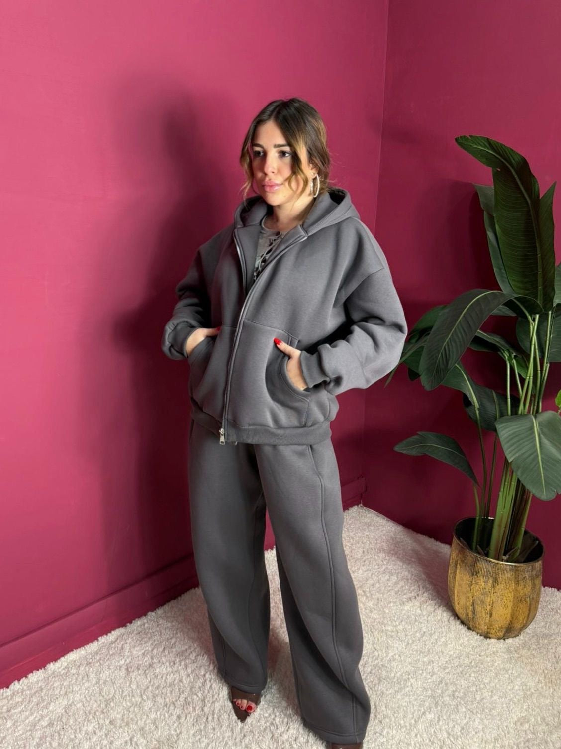 Tuta Just Grigio Scuro