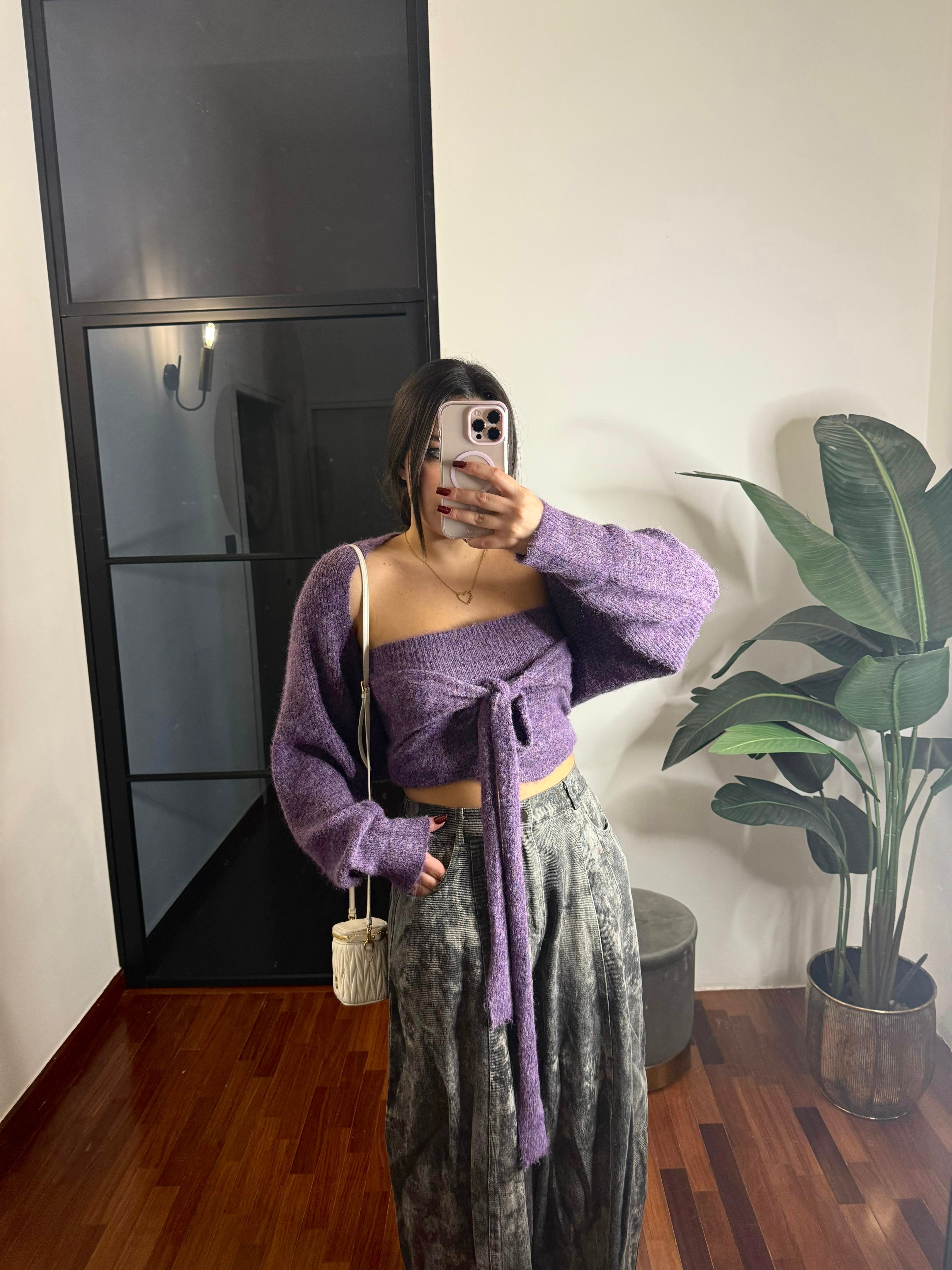 Cordset in lana Viola