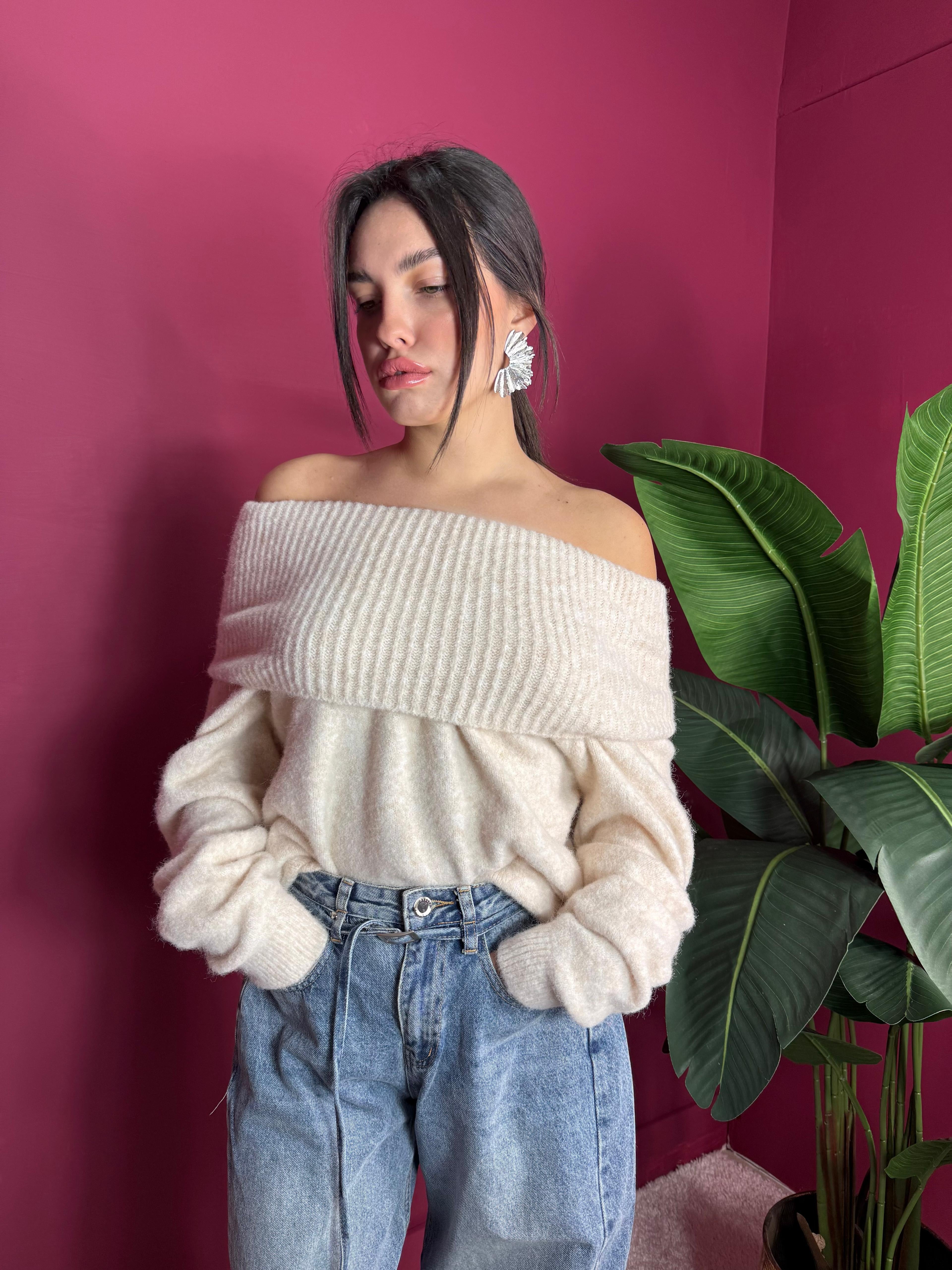 Pullover Beige Piegone