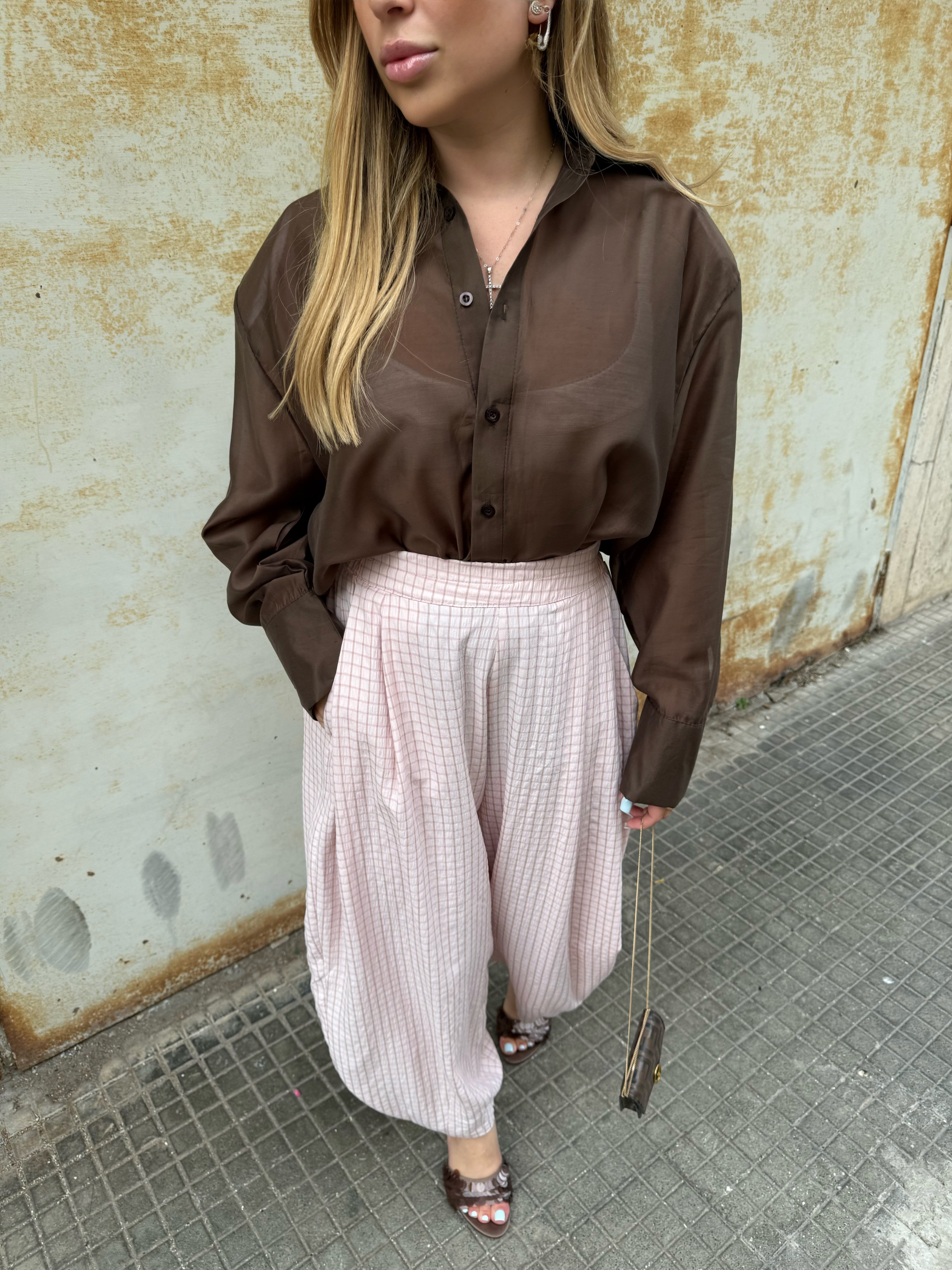 Camicia Semivelata