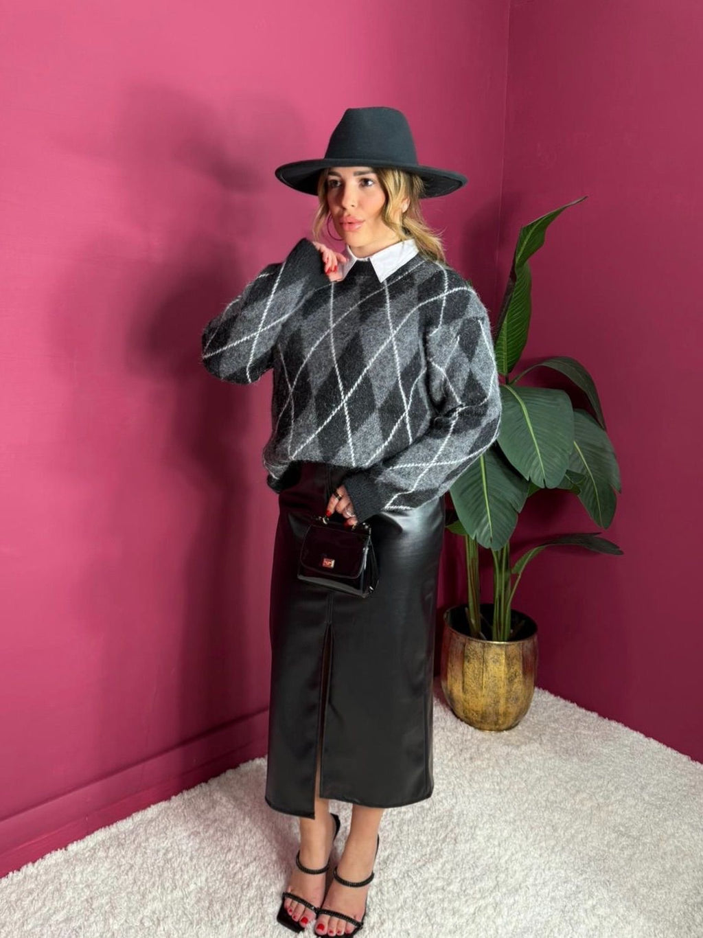 Gonna Midi SimilPelle