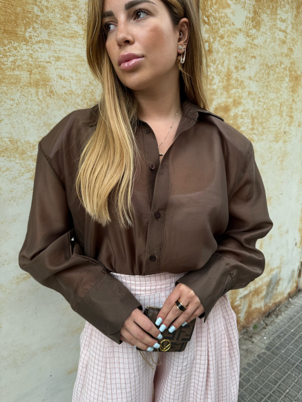 Camicia Semivelata