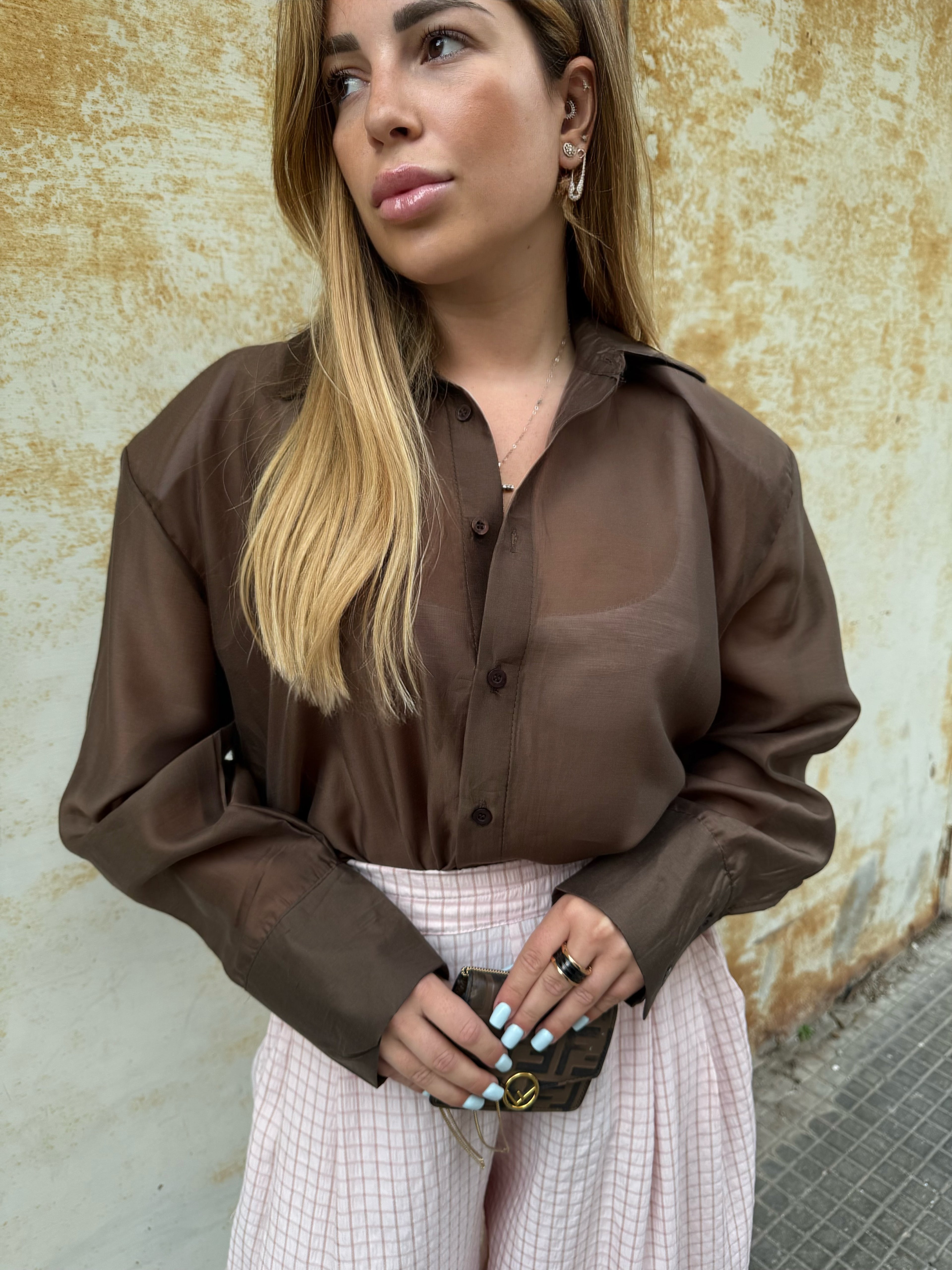 Camicia Semivelata