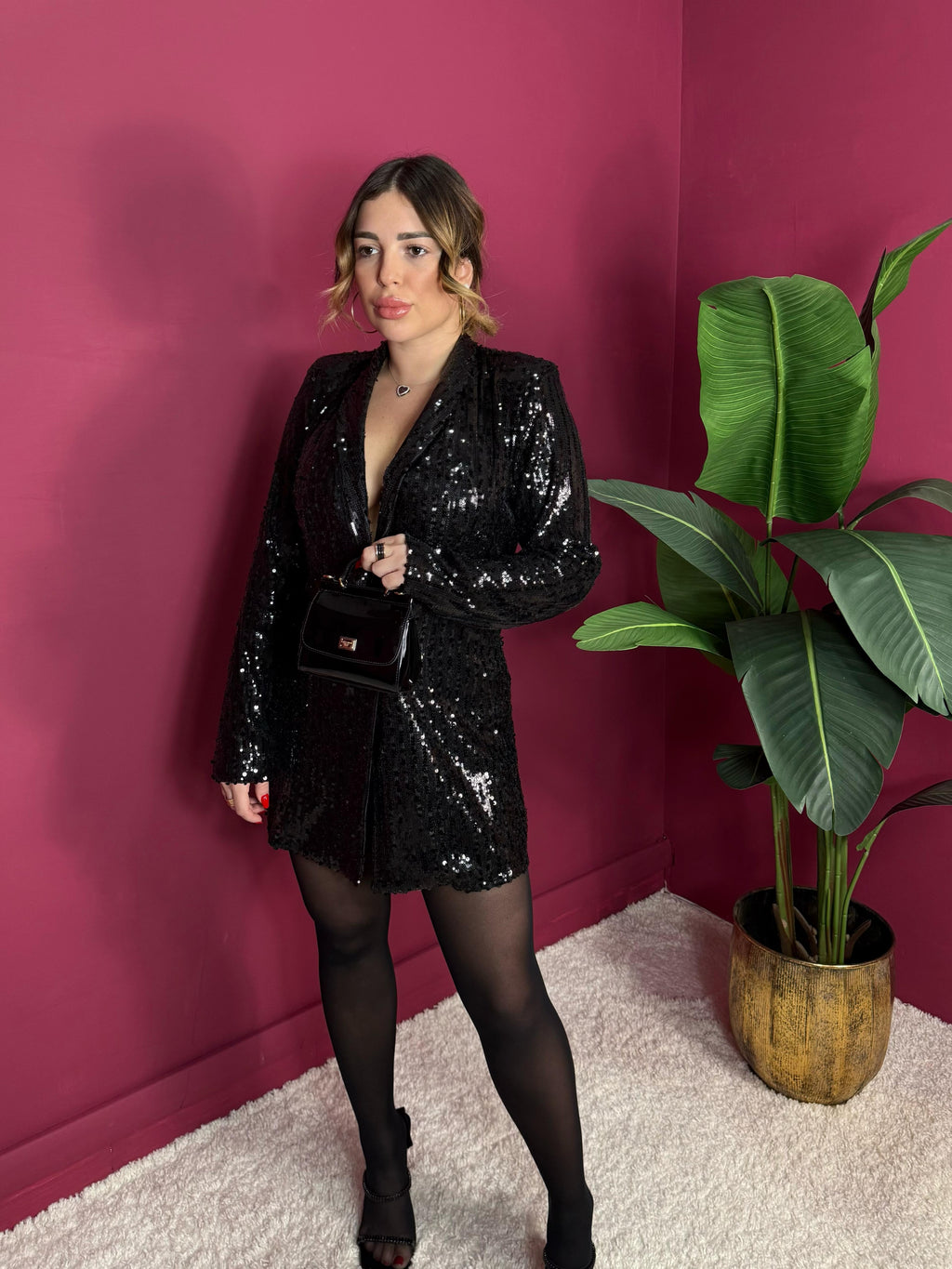 Blazer Vestito Paillettes