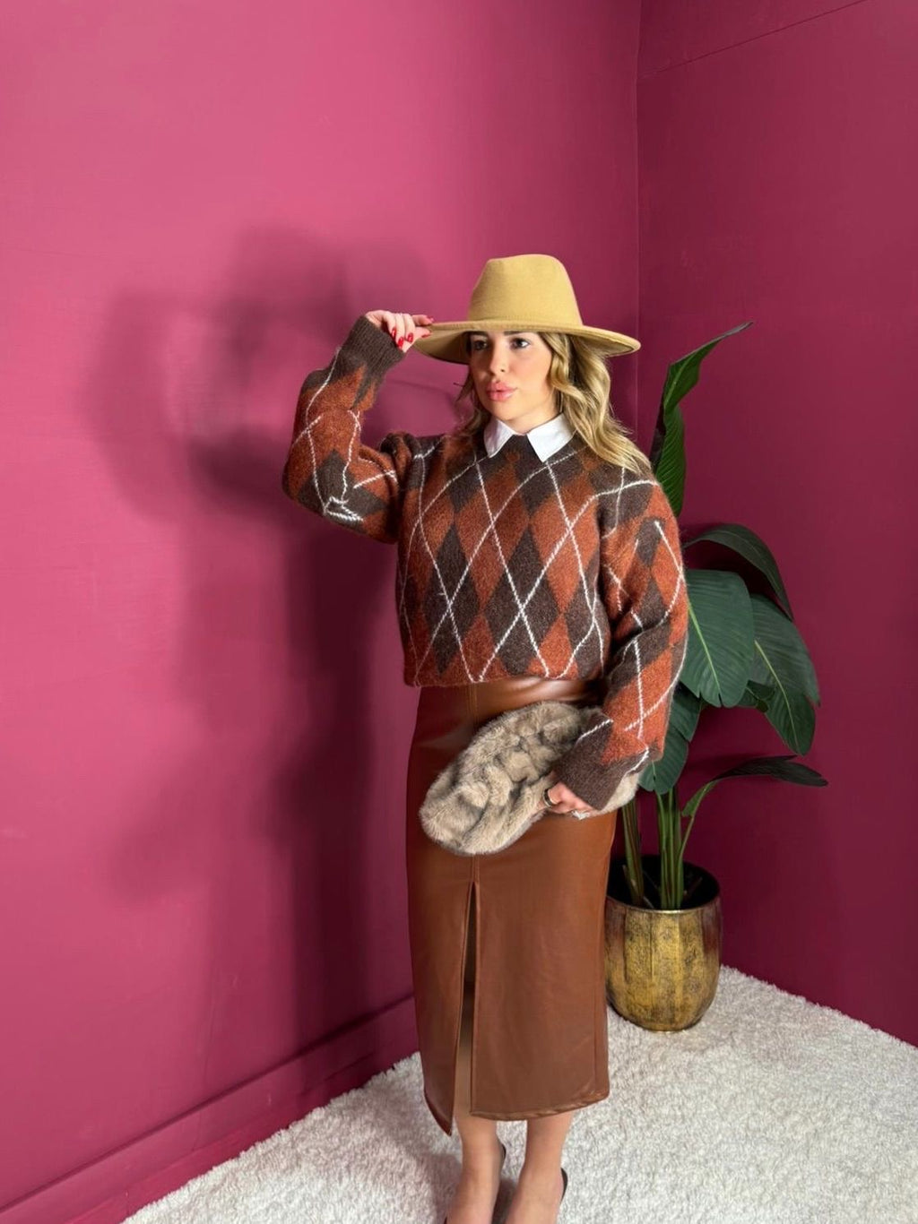 Gonna Midi Similpelle