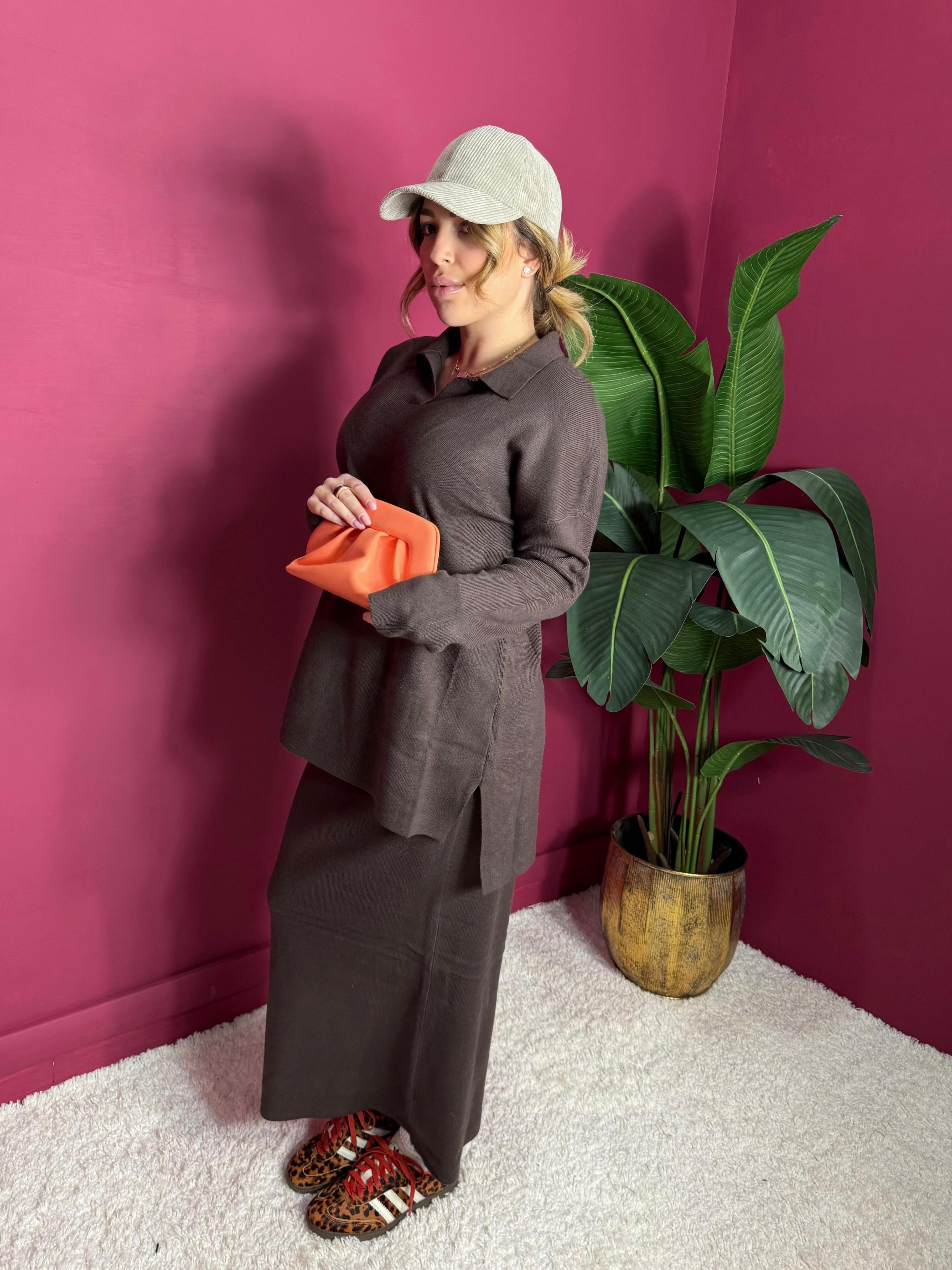 Coordinato Maglia Marrone