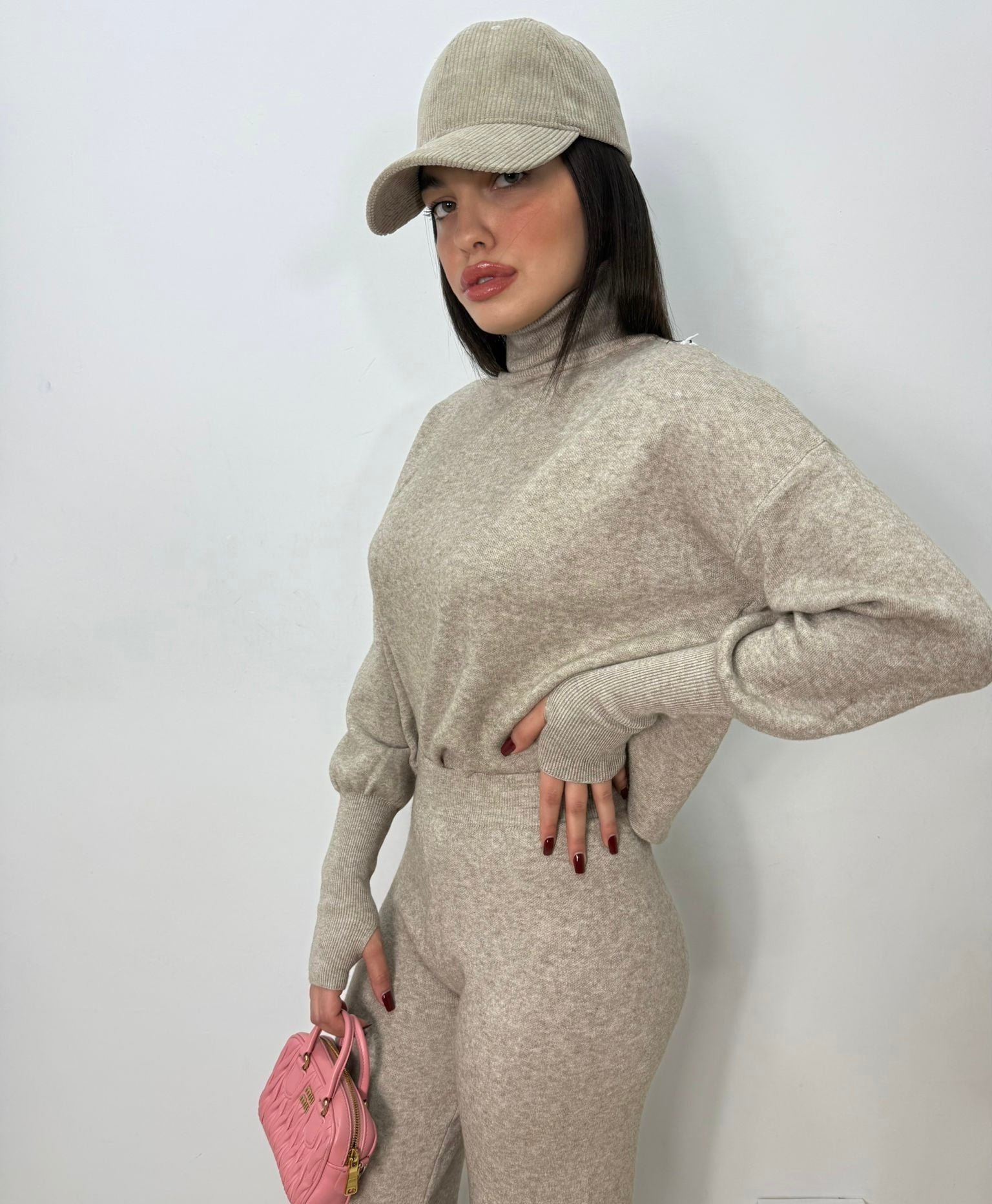 Coordinato Maglia Lana Guanto