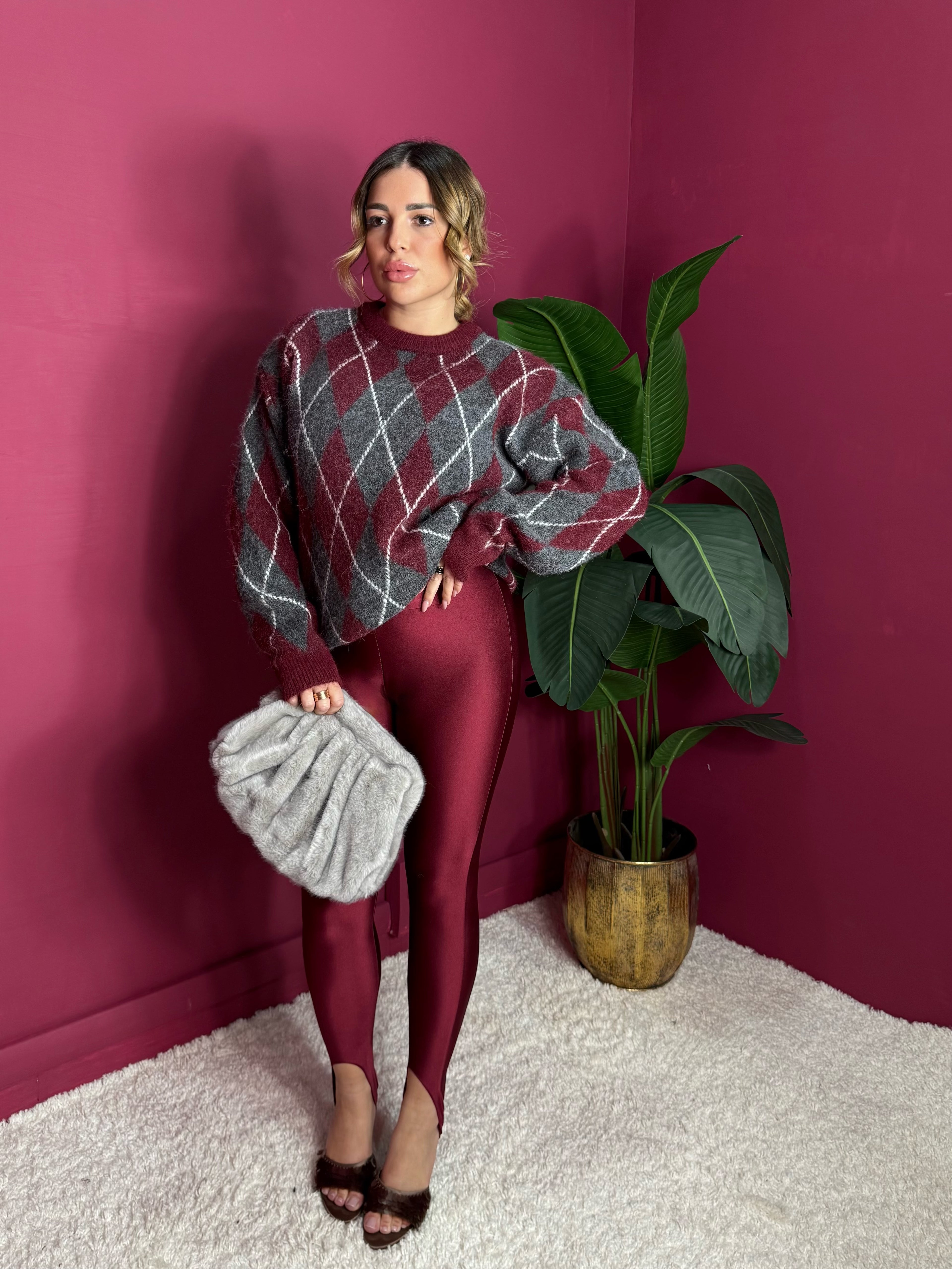 Leggins Bordeaux Ghette
