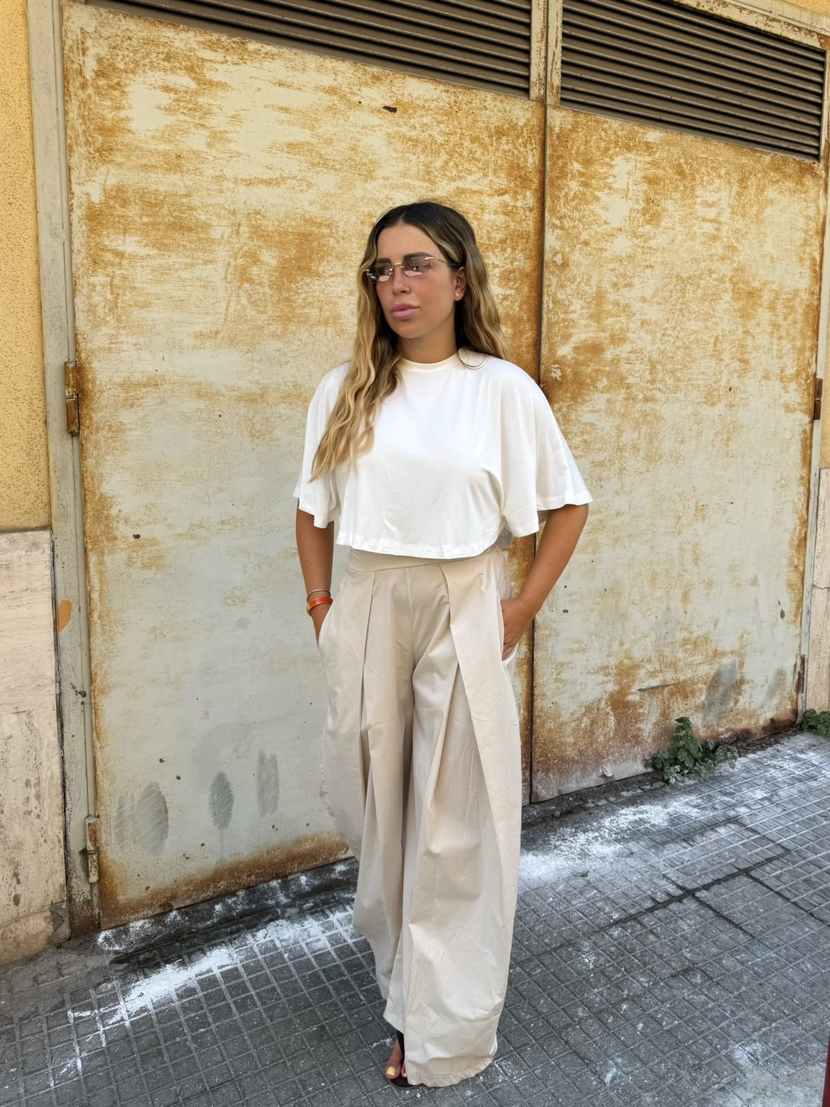 Pantalone Beige