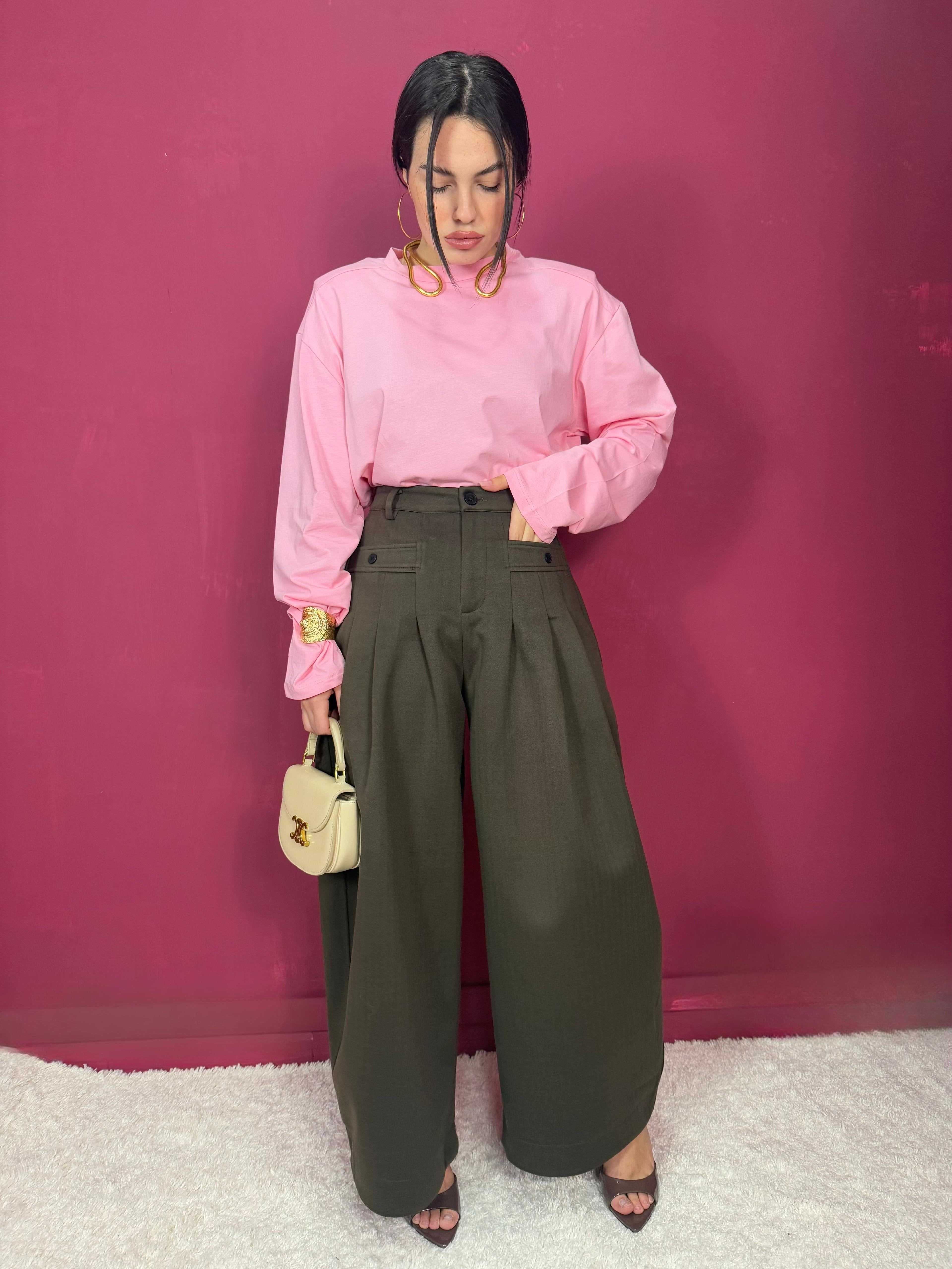 T-Shirt Spalline Rosa