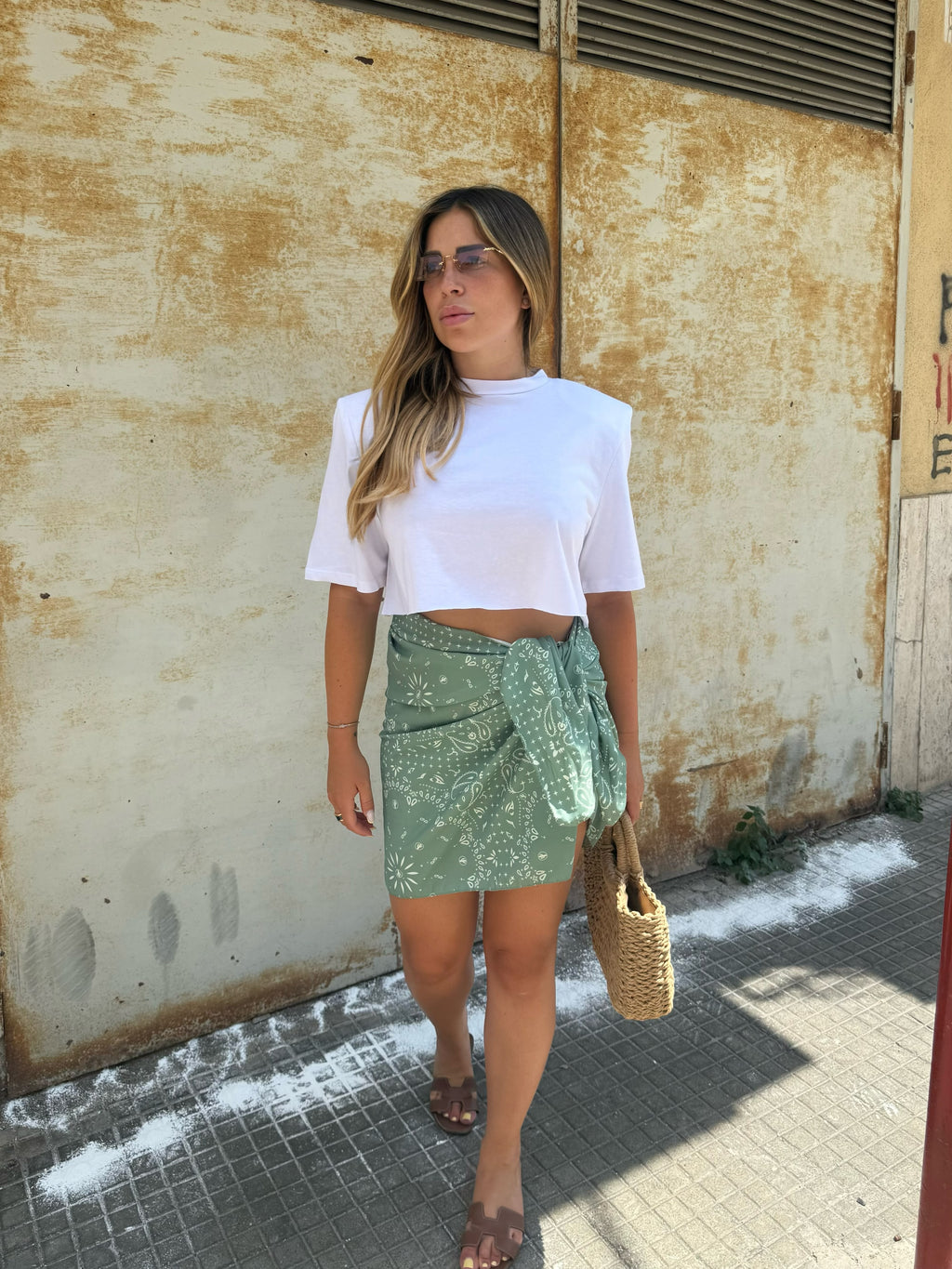 Pareo Corto bandana Verde