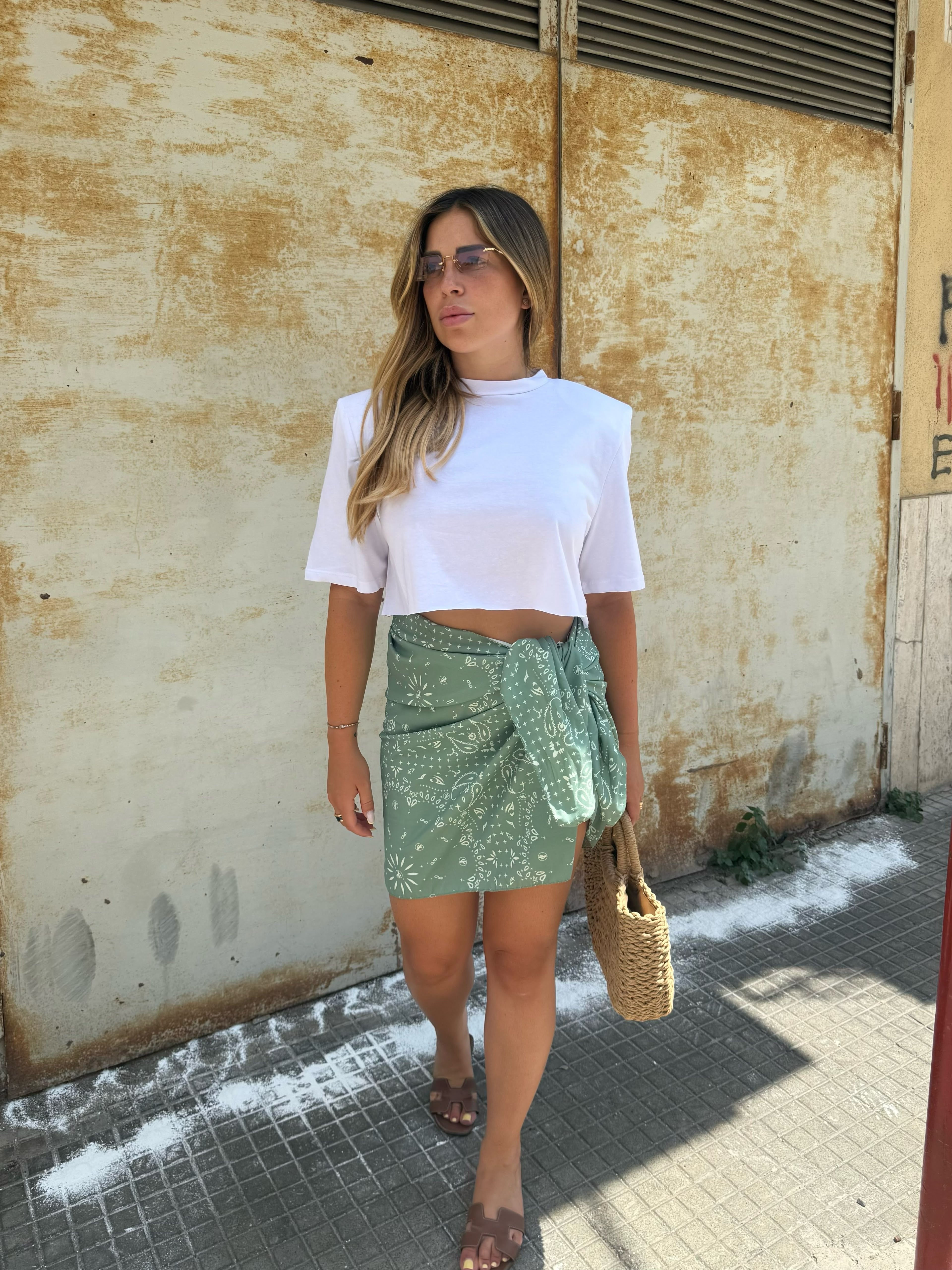 Pareo Corto bandana Verde