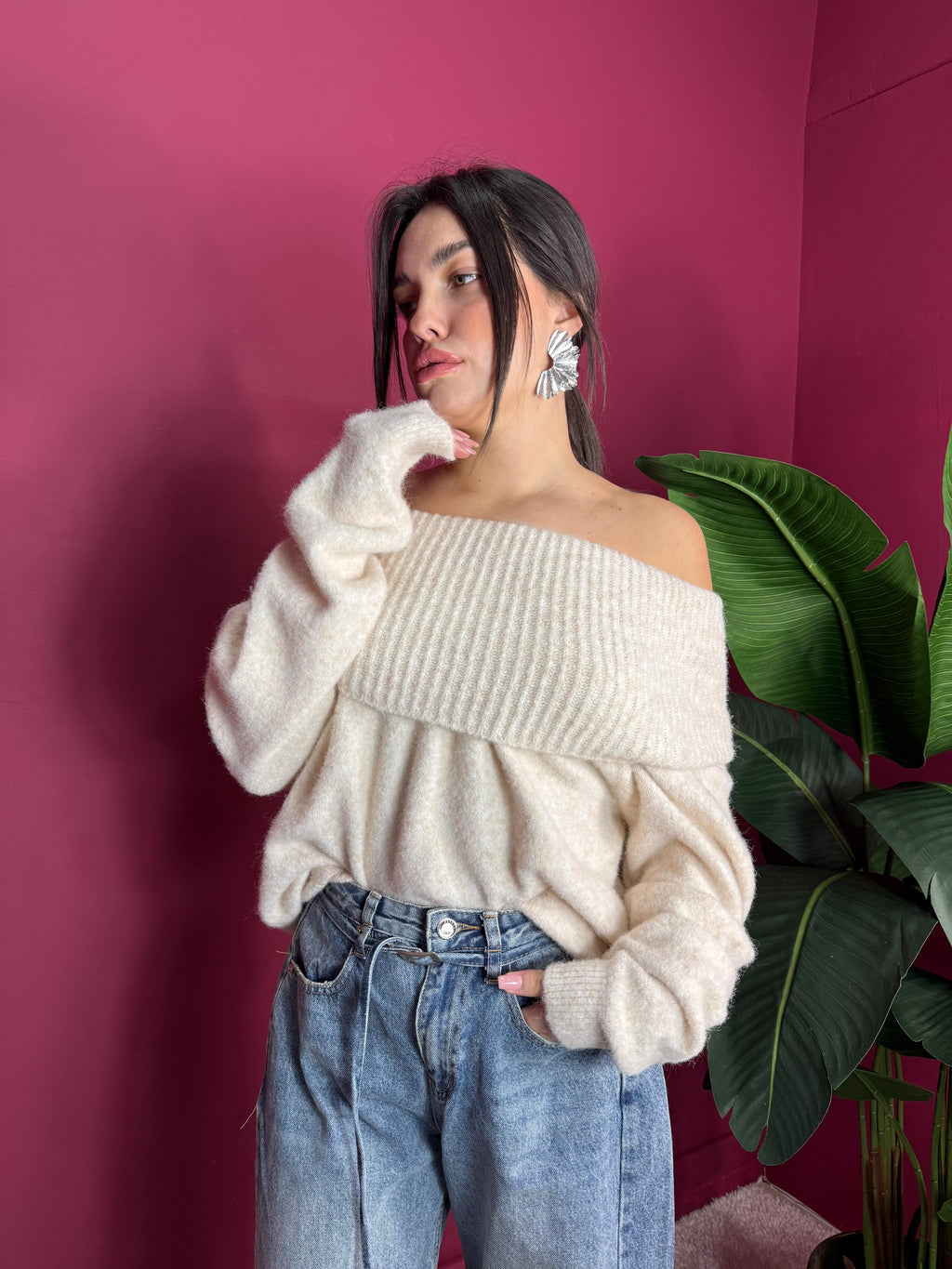 Pullover Beige Piegone