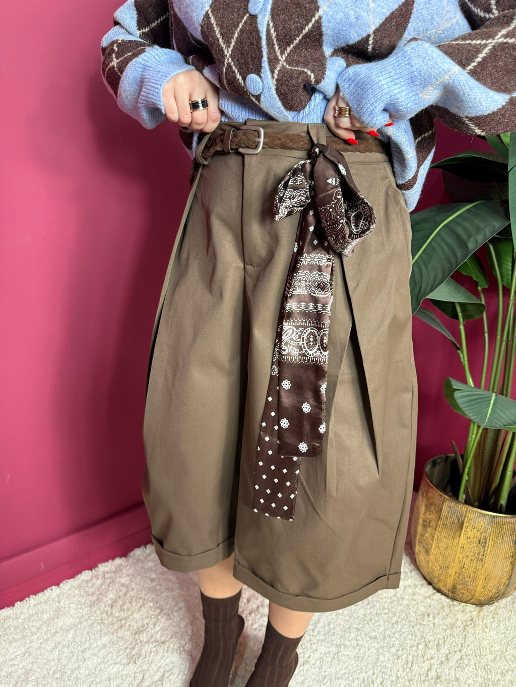 Bermuda Bandana e Cintura