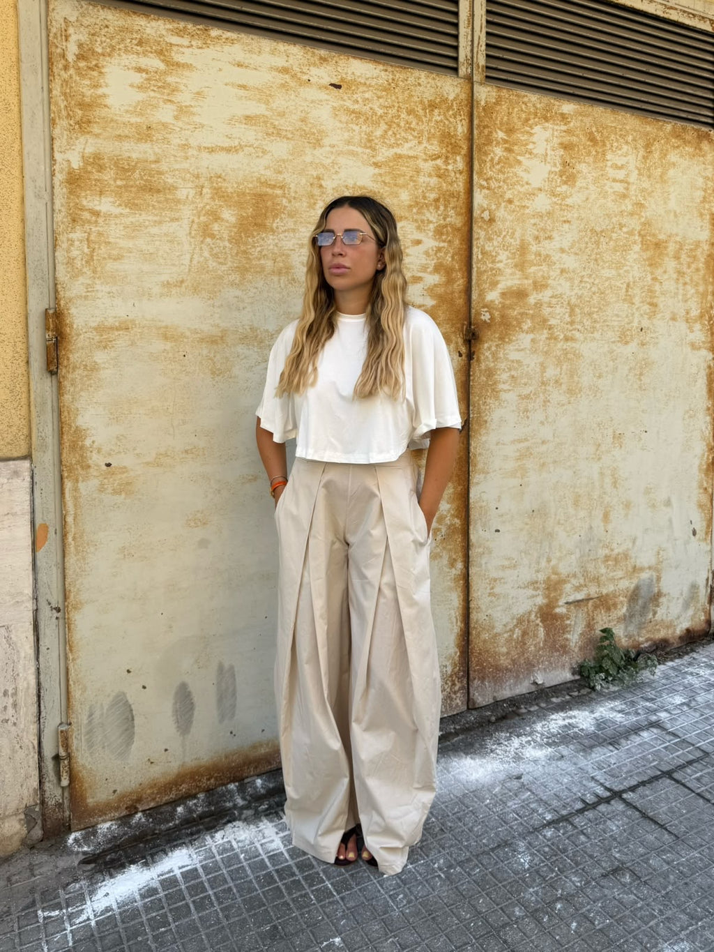 Pantalone Beige
